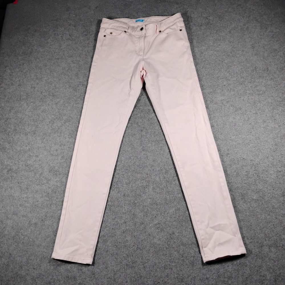 J.McLaughlin Women's Size 4 Pink Cotton Stretch Skinny Slim Leg Pants